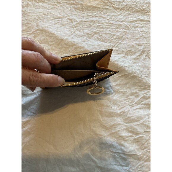 Michael Kors Jet Set, Travel, Small, Top Zip, Coin Keychain Wallet, Marigold - Picture 5 of 5